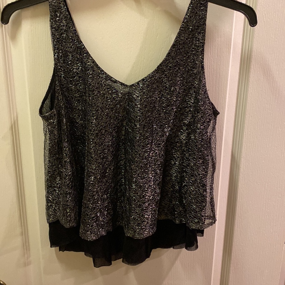 NWT Express black & silver layered tank - Picture 5 of 5